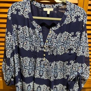 166. WOMENS PALE SKY XXL DETAIL TOP